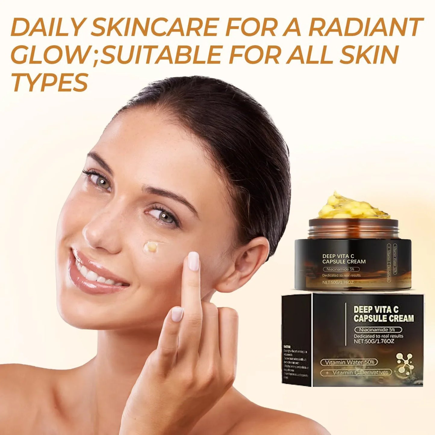 Deep Vitamin C Golden Capsule Hydrating Face Moisturizer