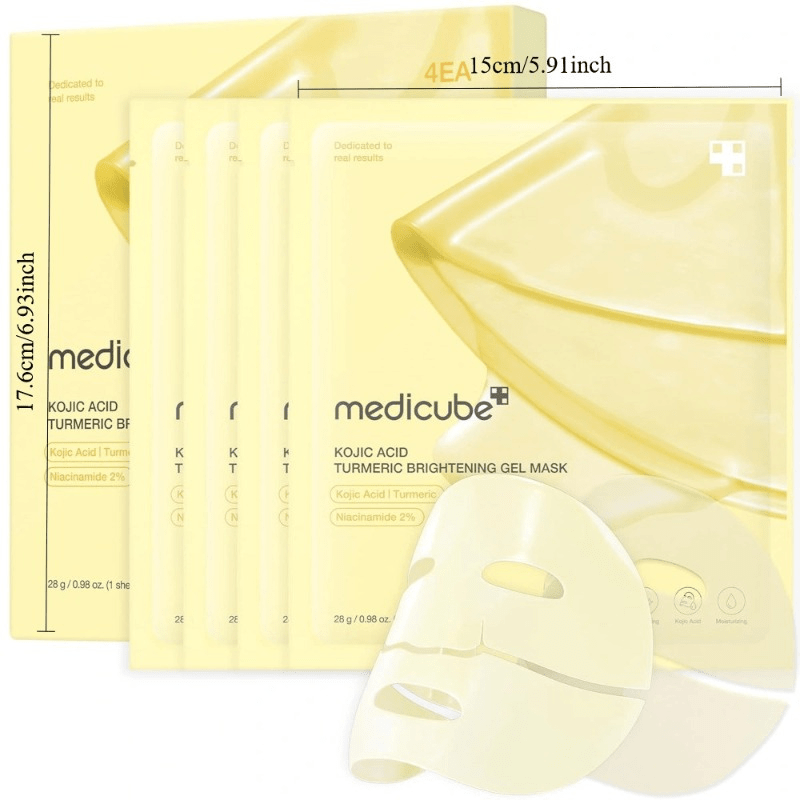 Medicube Turmeric Jelly Mask Collagen Gel (4 Packs)